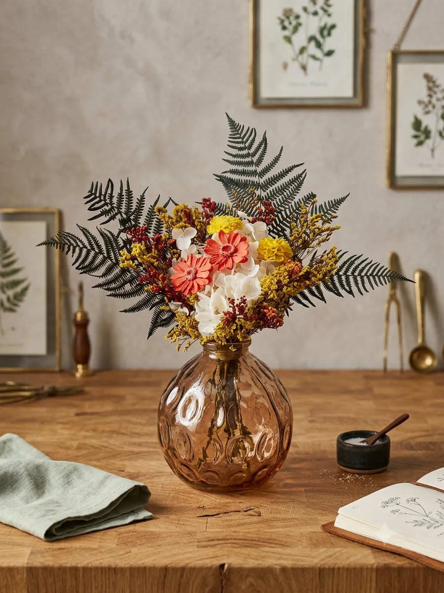 Bouquet L'audacieuse — fleurs stabilisées
